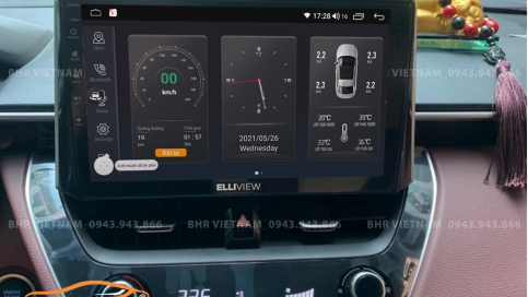 Màn hình DVD Android liền camera 360 xe Toyota Cross 2020 - nay | Elliview S4 Deluxe 